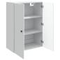 Preview: Wandschrank Weiß 66 x 34,5 x 90 cm Holzwerkstoff