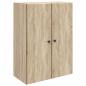 Preview: Wandschrank 66 x 34,5 x 90 cm Holzwerkstoff Sonoma-Eiche