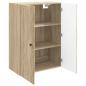 Preview: Wandschrank 66 x 34,5 x 90 cm Holzwerkstoff Sonoma-Eiche