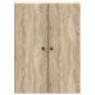 Preview: Wandschrank 66 x 34,5 x 90 cm Holzwerkstoff Sonoma-Eiche