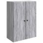 Preview: Wandschrank 66 x 34,5 x 90 cm Holzwerkstoff Sonoma-Grau