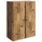 Preview: Wandschrank 66 x 34,5 x 90 cm Holzwerkstoff Altholz