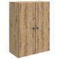 Preview: Wandschrank 66 x 34,5 x 90 cm Holzwerkstoff Artisan-Eiche