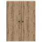 Preview: Wandschrank 66 x 34,5 x 90 cm Holzwerkstoff Artisan-Eiche