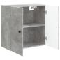 Preview: Wandschrank 59 x 31 x 60 cm Holzwerkstoff Betongrau