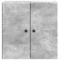 Preview: Wandschrank 59 x 31 x 60 cm Holzwerkstoff Betongrau