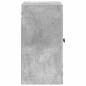 Preview: Wandschrank 59 x 31 x 60 cm Holzwerkstoff Betongrau