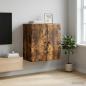 Preview: ARDEBO.de - Wandschrank 59 x 31 x 60 cm Holzwerkstoff Räuchereiche