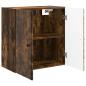 Preview: Wandschrank 59 x 31 x 60 cm Holzwerkstoff Räuchereiche
