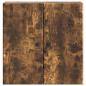 Preview: Wandschrank 59 x 31 x 60 cm Holzwerkstoff Räuchereiche