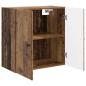 Preview: Wandschrank 59 x 31 x 60 cm Holzwerkstoff Altholz
