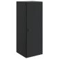 Preview: Wandschrank 33 x 34,5 x 90 cm Holzwerkstoff Schwarz