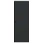 Preview: Wandschrank 33 x 34,5 x 90 cm Holzwerkstoff Schwarz
