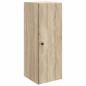 Preview: Wandschrank 33 x 34,5 x 90 cm Holzwerkstoff Sonoma-Eiche