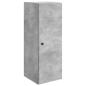 Preview: Wandschrank 33 x 34,5 x 90 cm Holzwerkstoff Betongrau