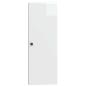 Preview: Wandschrank 33 x 34,5 x 90 cm Holzwerkstoff Hochglanz Weiß