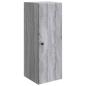 Preview: Wandschrank 33 x 34,5 x 90 cm Holzwerkstoff Sonoma-Grau