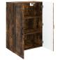 Preview: Wandschrank 66 x 34,5 x 90 cm Holzwerkstoff Räuchereiche