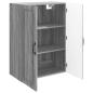 Preview: Wandschrank 66 x 34,5 x 90 cm Holzwerkstoff Sonoma-Grau