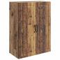 Preview: Wandschrank 66 x 34,5 x 90 cm Holzwerkstoff Altholz