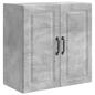 Preview: Wandschrank 59 x 31 x 60 cm Holzwerkstoff Betongrau