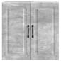 Preview: Wandschrank 59 x 31 x 60 cm Holzwerkstoff Betongrau