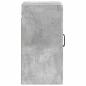 Preview: Wandschrank 59 x 31 x 60 cm Holzwerkstoff Betongrau