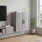 Preview: ARDEBO.de - Wandschrank 59 x 31 x 60 cm Holzwerkstoff Sonoma-Grau