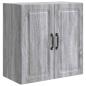 Preview: Wandschrank 59 x 31 x 60 cm Holzwerkstoff Sonoma-Grau