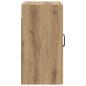 Preview: Wandschrank 59 x 31 x 60 cm Holzwerkstoff Artisan-Eiche