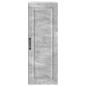 Preview: Wandschrank 33 x 34,5 x 90 cm Holzwerkstoff Betongrau