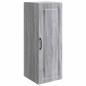 Preview: Wandschrank 33 x 34,5 x 90 cm Holzwerkstoff Sonoma-Grau