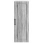 Preview: Wandschrank 33 x 34,5 x 90 cm Holzwerkstoff Sonoma-Grau