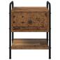 Preview: Nachttisch Altholz 35 x 36,5 x 47 cm Holzwerkstoff