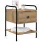 Preview: Nachttisch 2 Stk. Artisan-Eiche 35 x 36,5 x 47 cm Holzwerkstoff