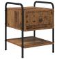 Preview: Nachttisch 2 Stk. Altholz 35 x 36,5 x 47 cm Holzwerkstoff