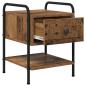 Preview: Nachttisch 2 Stk. Altholz 35 x 36,5 x 47 cm Holzwerkstoff