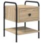 Preview: Nachttisch 2 Stk. Sonoma-Eiche 35 x 36,5 x 47 cm Holzwerkstoff