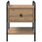 Preview: Nachttisch Artisan-Eiche 35 x 36,5 x 47 cm Holzwerkstoff