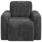 Preview: Sessel Dunkelgrau Cord