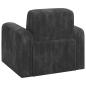 Preview: Sessel Dunkelgrau Cord