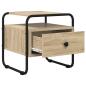 Preview: Nachttisch Sonoma-Eiche 40 x 39,5 x 40 cm Holzwerkstoff