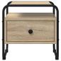 Preview: Nachttisch Sonoma-Eiche 40 x 39,5 x 40 cm Holzwerkstoff
