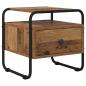 Preview: Nachttisch Altholz 40 x 39,5 x 40 cm Holzwerkstoff