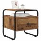Preview: Nachttisch 2 Stk. Altholz 40 x 39,5 x 40 cm Holzwerkstoff