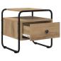 Preview: Nachttisch Artisan-Eiche 40 x 39,5 x 40 cm Holzwerkstoff