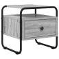 Preview: Nachttisch Grau Sonoma 40 x 39,5 x 40 cm Holzwerkstoff