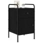 Preview: Nachttisch 2 Stk. Schwarze Eiche 35 x 36,5 x 61 cm