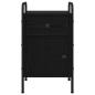 Preview: Nachttisch 2 Stk. Schwarze Eiche 35 x 36,5 x 61 cm