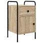 Preview: ARDEBO.de - Nachttisch Sonoma-Eiche 35 x 36,5 x 61 cm Holzwerkstoff